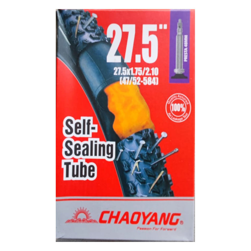 Cámara 27.5×1.75/2.10 Chaoyang Válvula de Auto & Francesa 48MM con Líquido Sellante